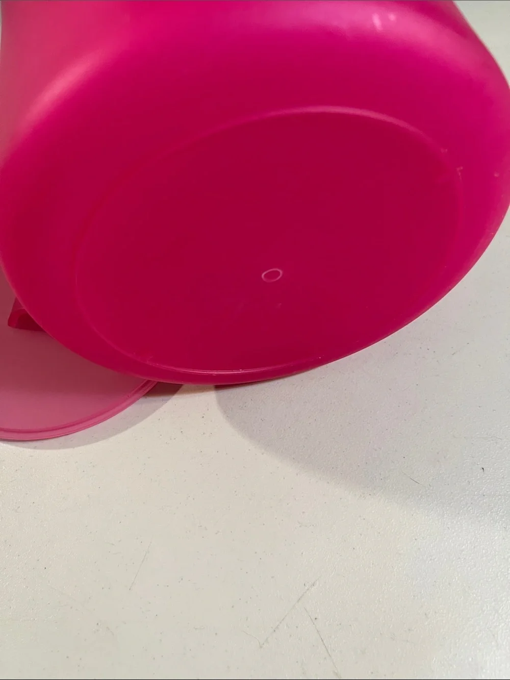 Hot Pink Portable Lidded Storage Bucket with Handle